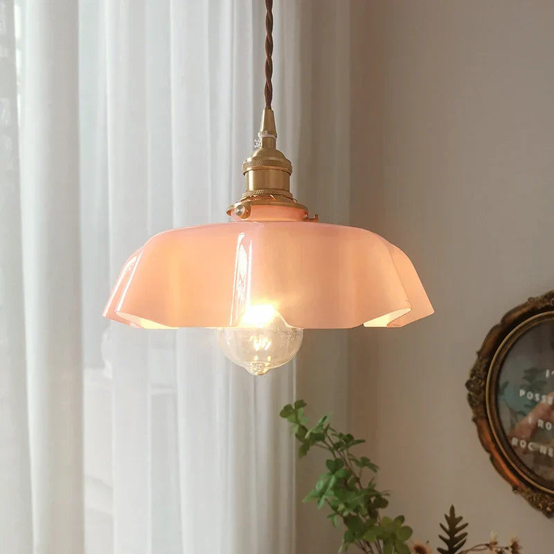Elegante Pendelleuchte aus Messing für Esszimmer und Wohnzimmer, stilvolle Hängeleuchte-4