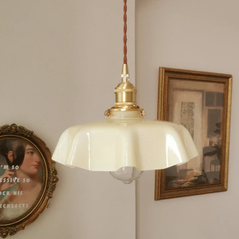 Elegante Pendelleuchte aus Messing für Esszimmer und Wohnzimmer, stilvolle Hängeleuchte-6