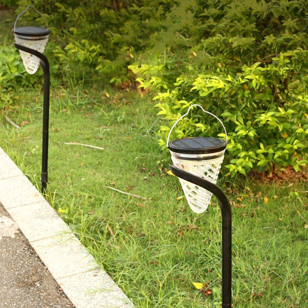 Stilvolle Solar-Spiral-Wegeleuchten für Außenbeleuchtung und Gartenwege-5