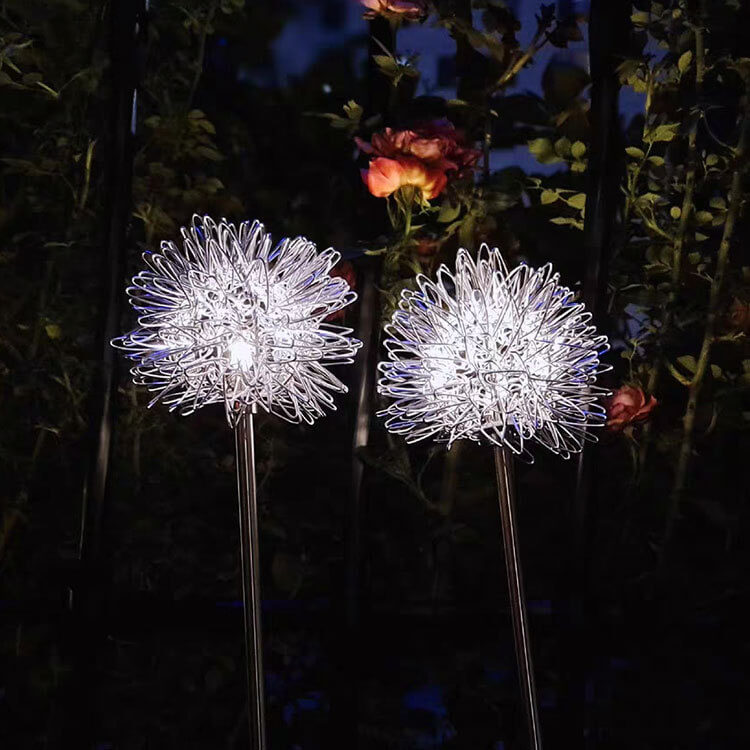 Variant image for Stilvolle Solar-Gartenleuchte | Aluminiumkugel | Magisches Lichtdesign-1