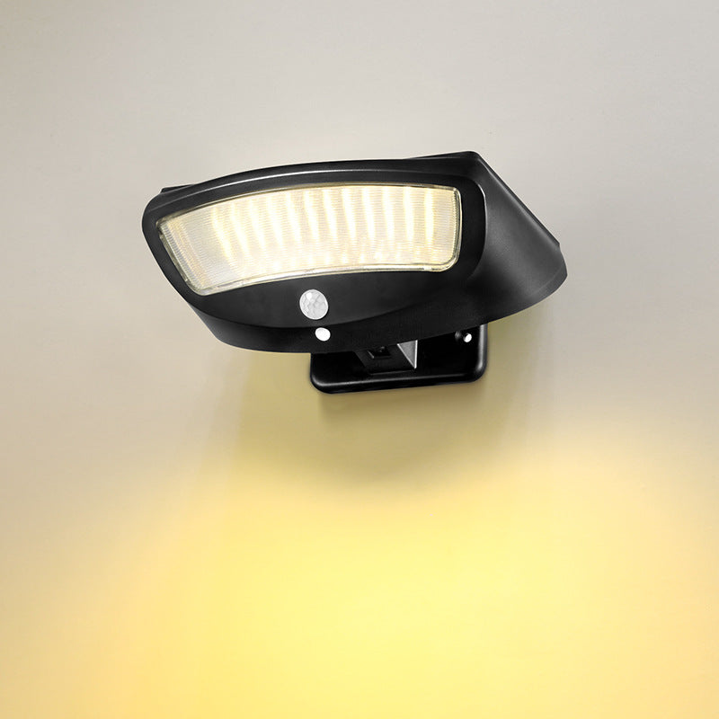 Moderne Solar Außenwandleuchte mit Bewegungsmelder und Wasserdichtem Design-5