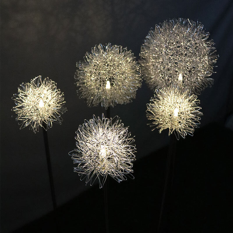Variant image for Stilvolle Solar-Gartenleuchte | Aluminiumkugel | Magisches Lichtdesign-2