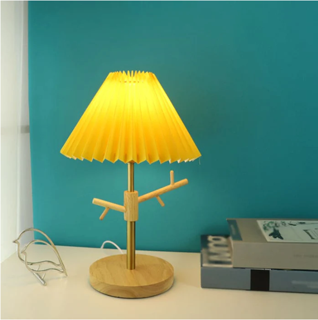 Variant image for Moderne Nachttischlampe mit Klappbarem Design und Dekorativer Zieraufhängung-4