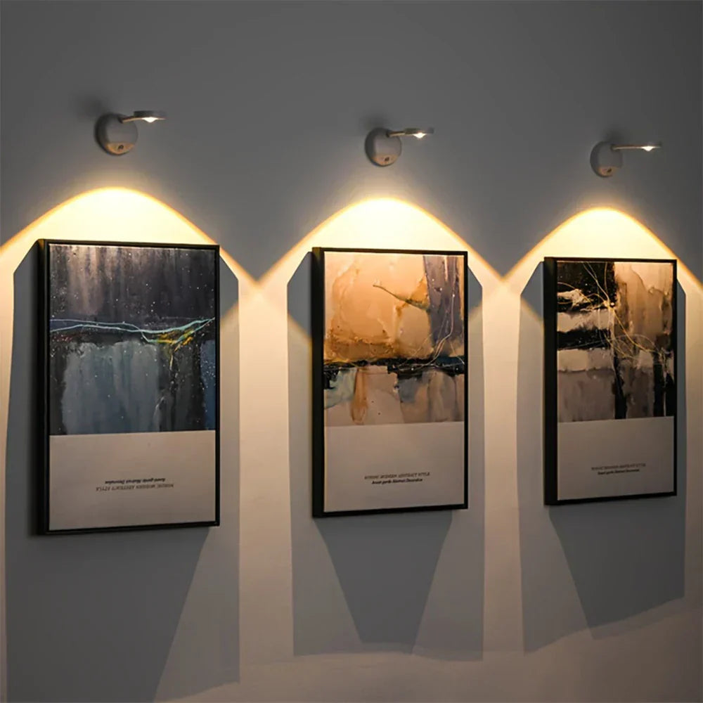 Wandstrahler Innen LED Mit Bewegungssensor Und Wiederaufladbarem Akku-3