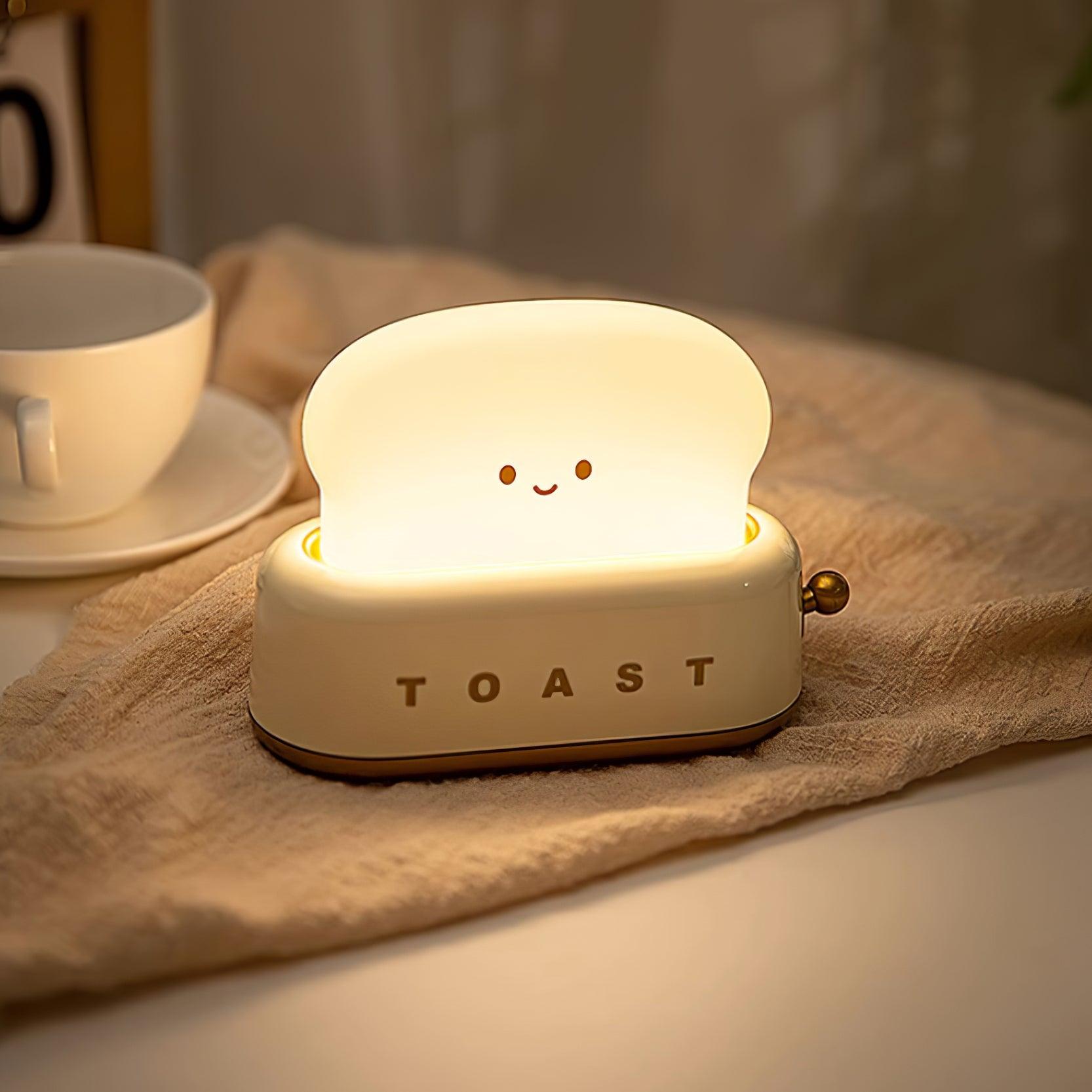 ToastaLux Toaster Design LED Tischlampe | Kabellos | Eingebaute Batterie | Perfekte Deko-6