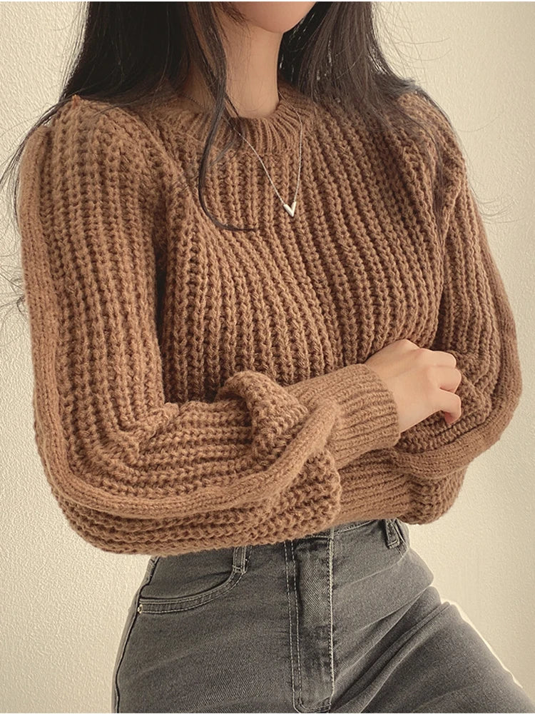 Vintage Strickpullover für Damen