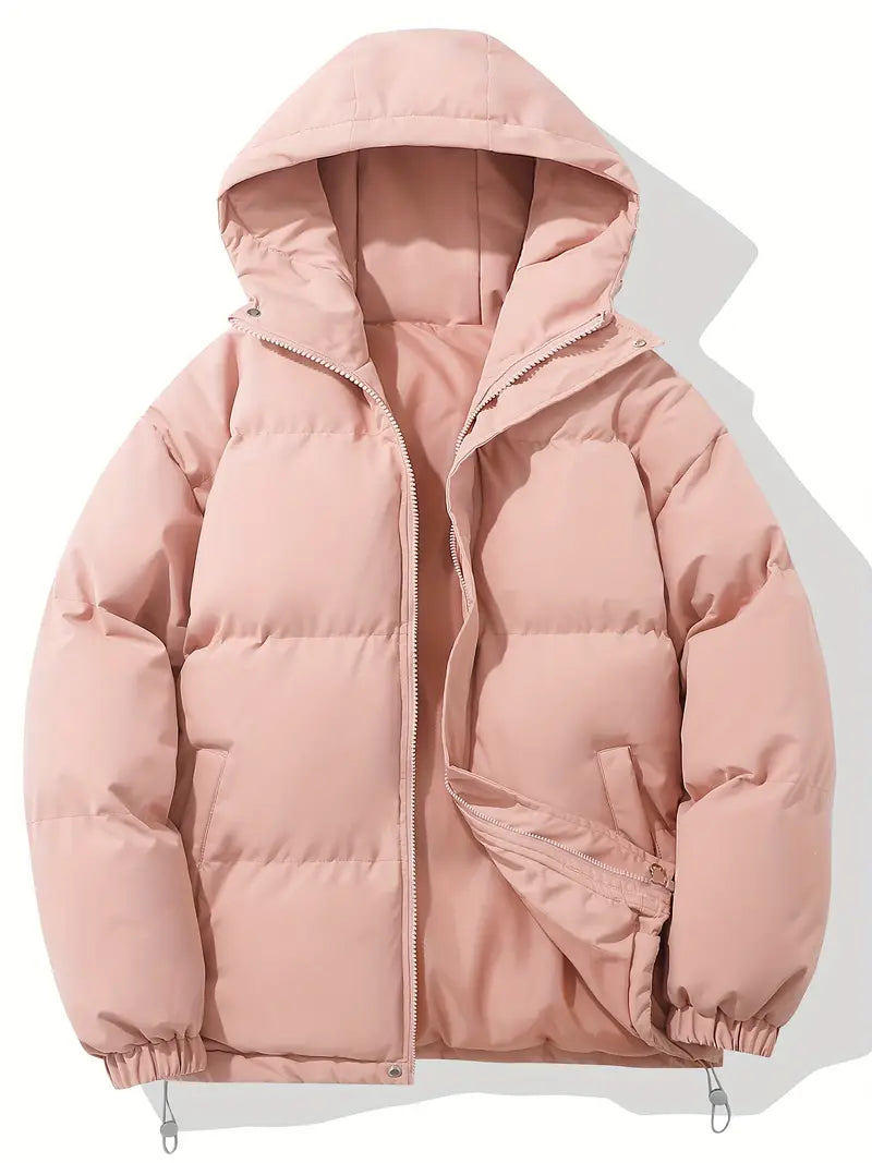 Damen Winterjacke mit Kapuze und Steppung