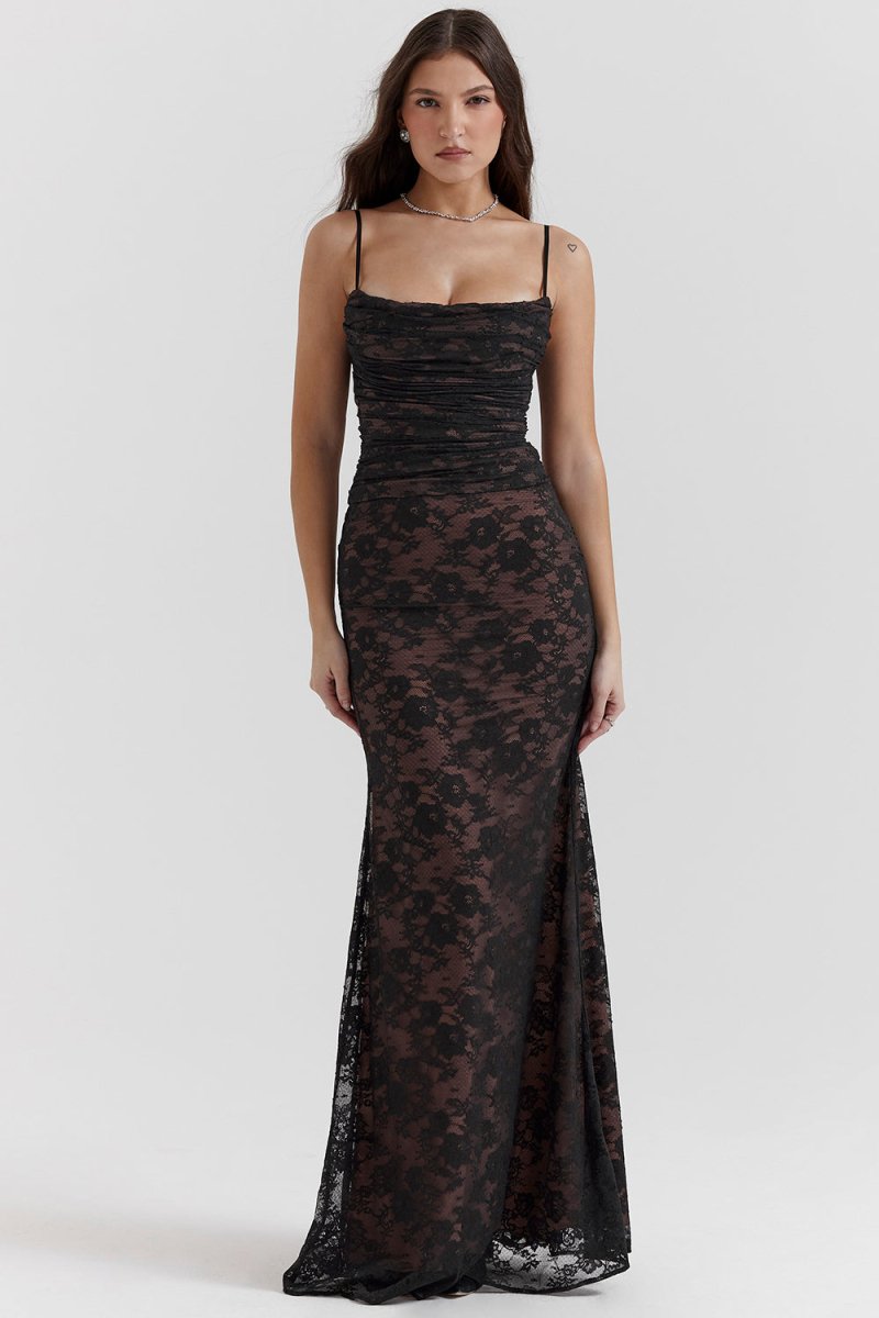 Damen-Korsettkleid mit Rücken-Schnürung für festliche Anlässe