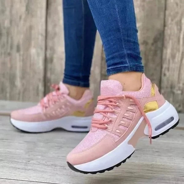 Damenschuhe mit orthopädischer Sohle für breite Füße