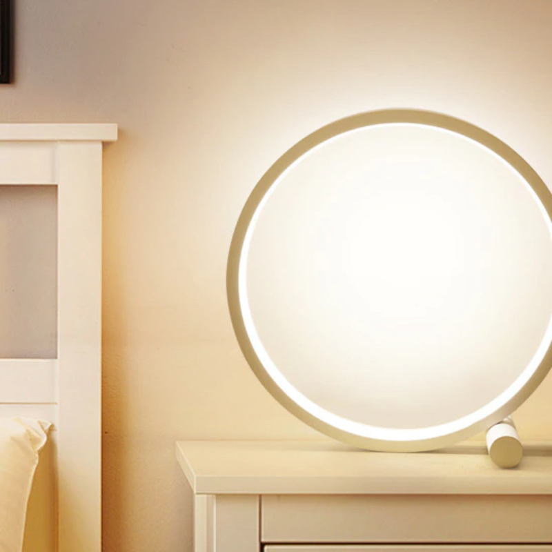 Moderne Dimmbar Nachttischlampe Schwarz - Minimalistische LED Tischlampe für Entspannende Abende-5