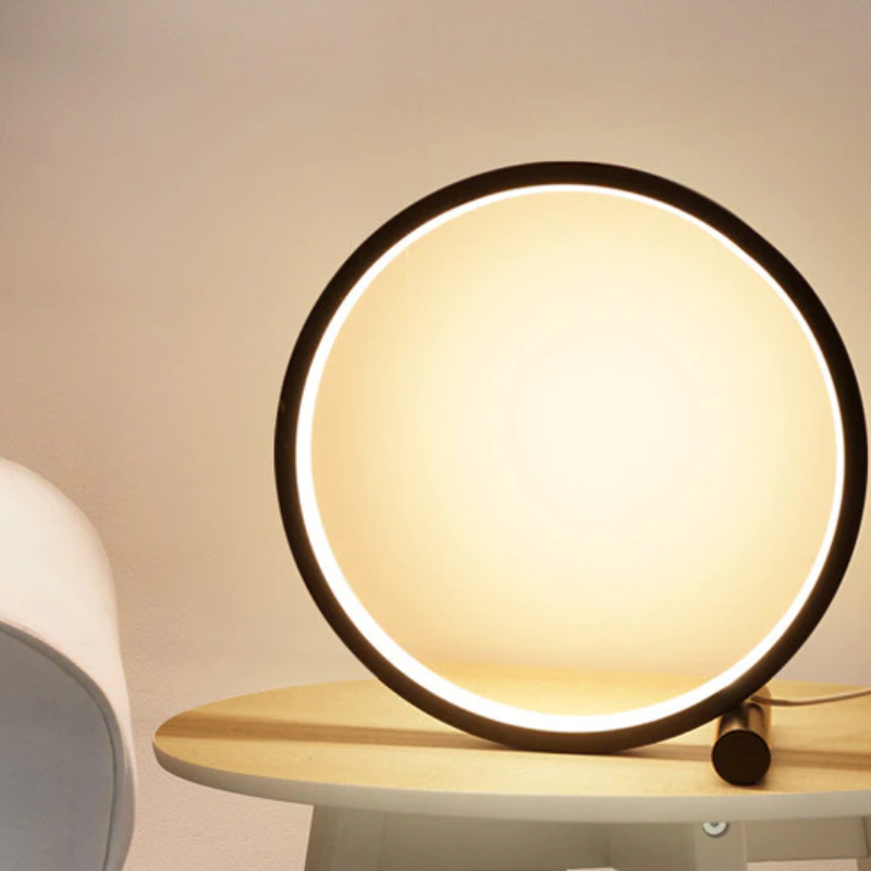 Moderne Dimmbar Nachttischlampe Schwarz - Minimalistische LED Tischlampe für Entspannende Abende-3