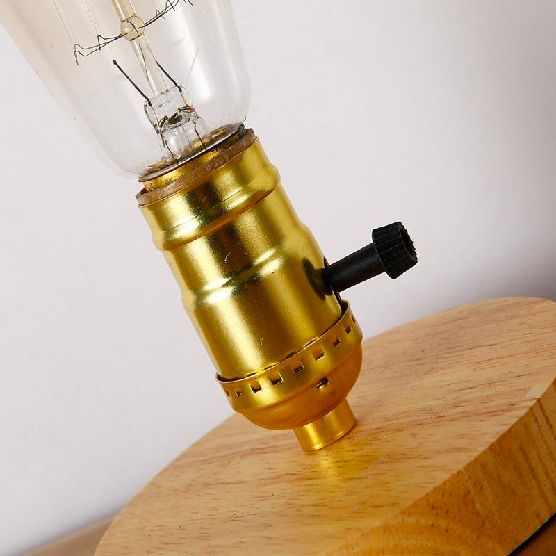 Edison Holz Nachttischlampe-4