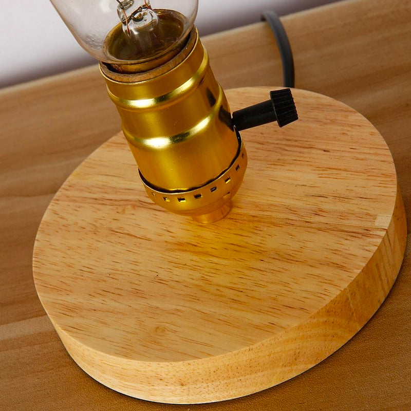 Edison Holz Nachttischlampe-5