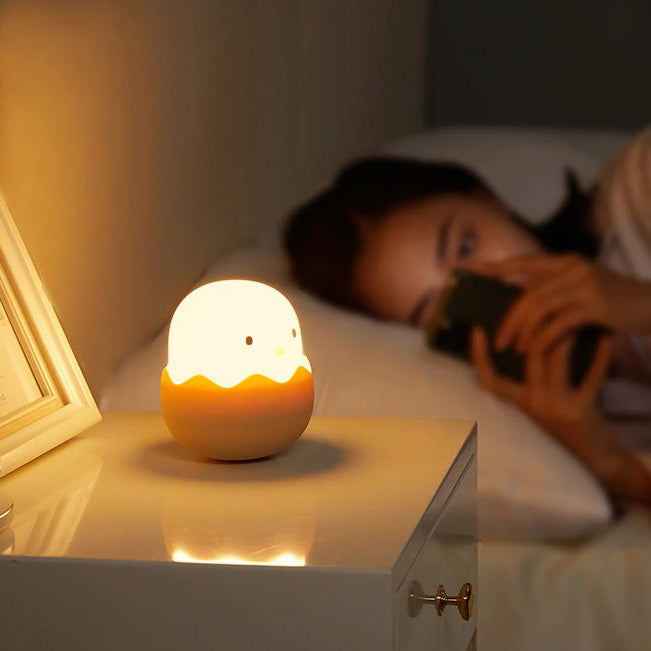 Eierförmige Nachttischlampe für Kinder-6