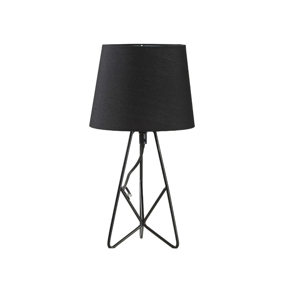 Moderne Nachttischlampe Schwarz im Industriellen Stil für Elegantes Ambiente-6