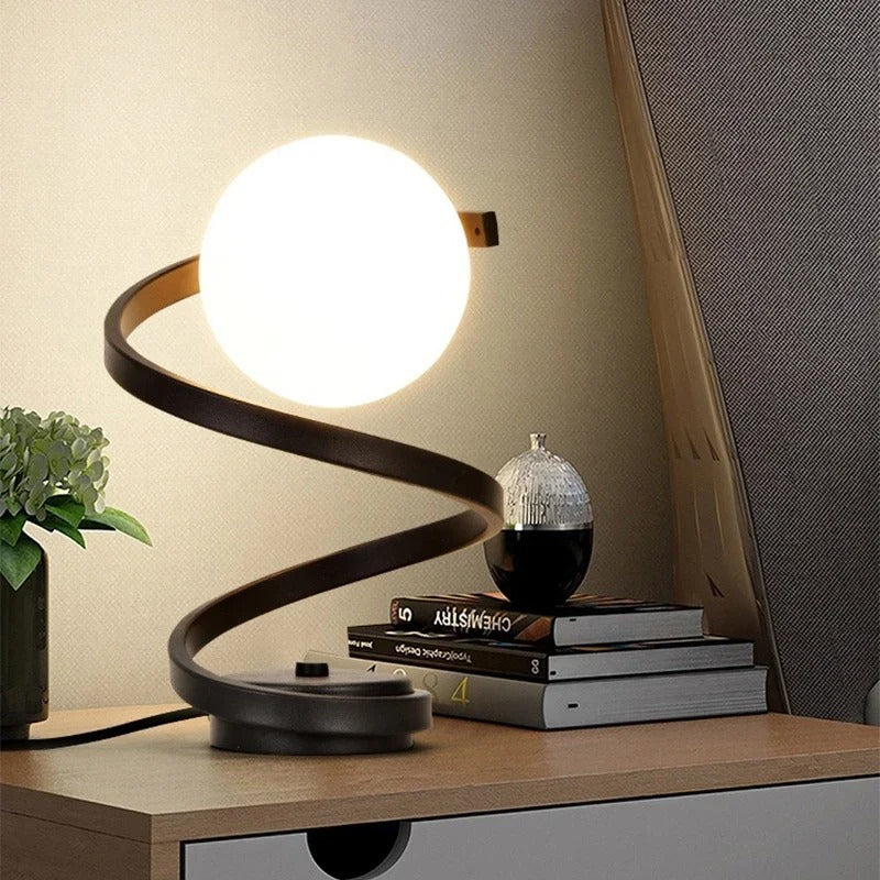 Skandinavische Tischlampe mit Retro-Eleganz – Moderne LED Tischleuchte für stilvolles Ambiente-3