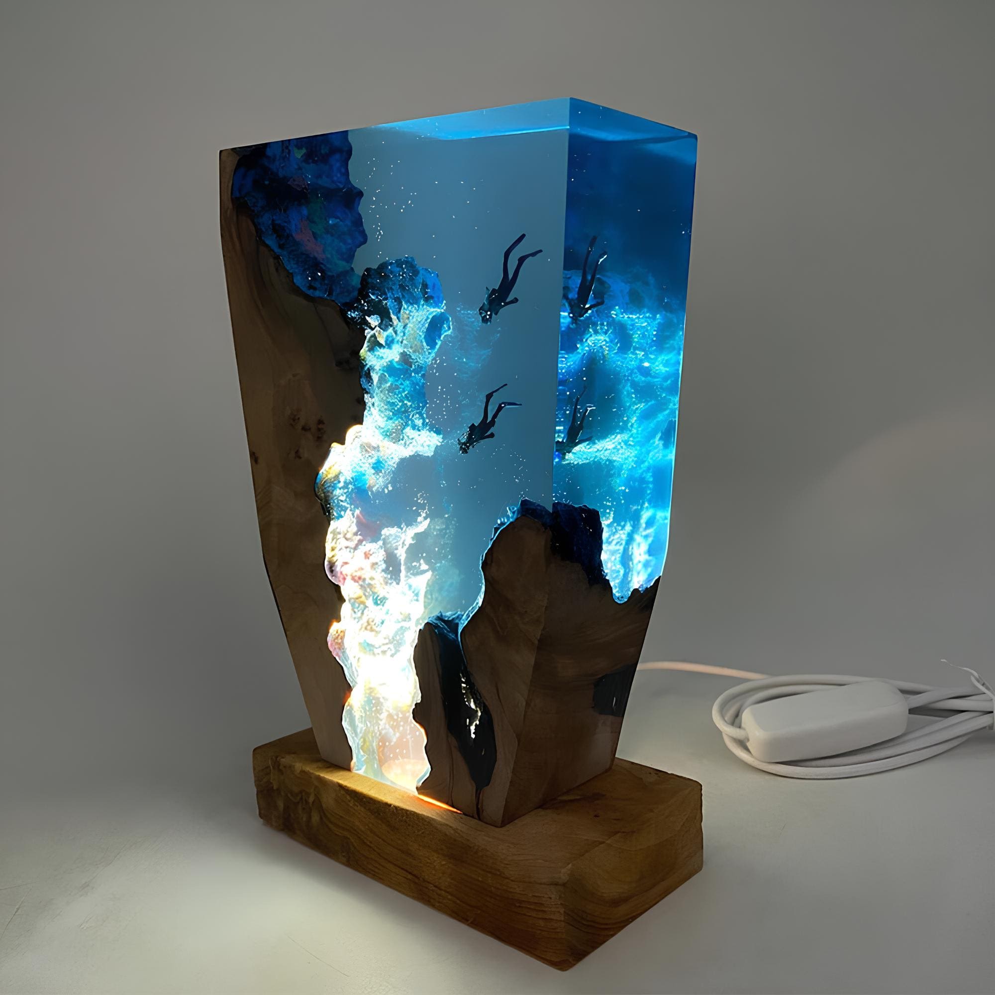 Garduru - Ozean Karst Taucher Tischlampe-5