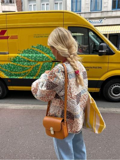 Gequiltete Jacke für Damen mit Knopfverschluss