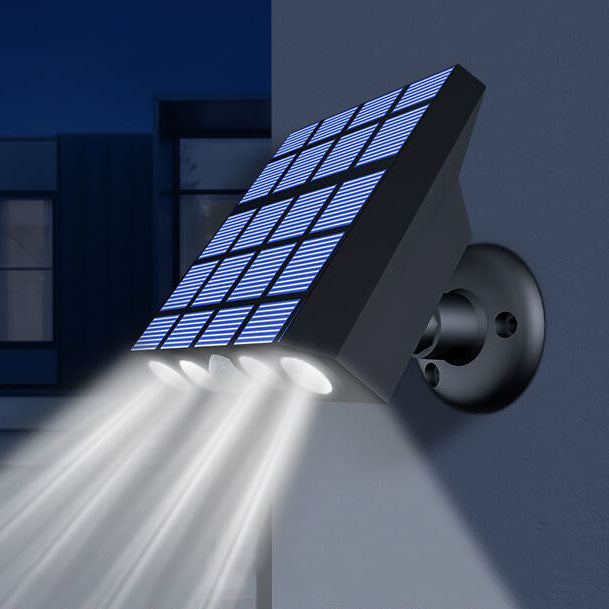 Moderne Wandleuchte Außen Schwarz mit LED und Bewegungsmelder für Garten und Terrasse-1