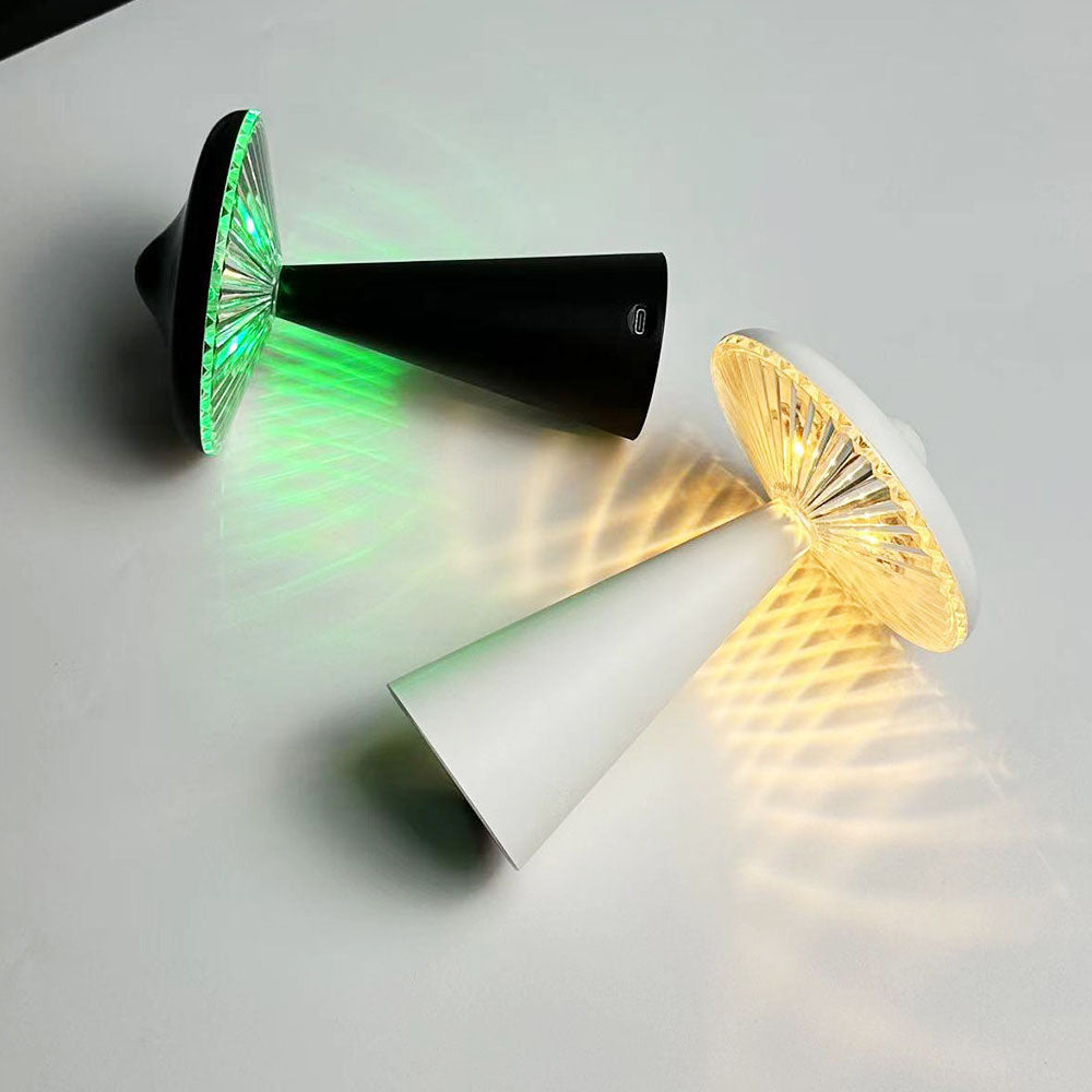 Moderne Tischlampe im UFO-Design mit USB-Aufladung für stilvolle Akzente-2