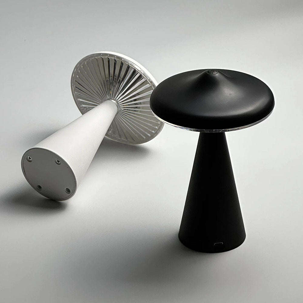 Moderne Tischlampe im UFO-Design mit USB-Aufladung für stilvolle Akzente-1