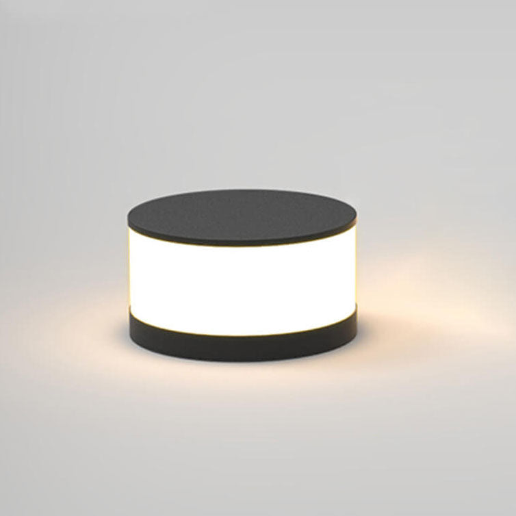Moderne Außenlampe | Runde Säulenleuchte | Flexibel und Wetterfest für Stilvolle Außenbeleuchtung-4