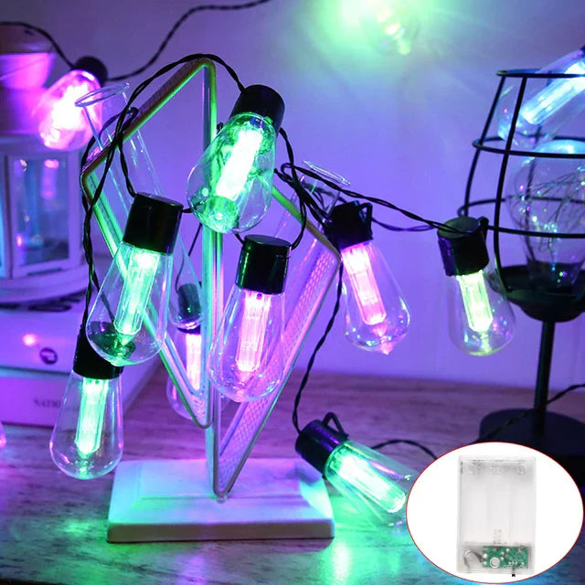 Variant image for Solar Lichterkette Außen mit Warmweißen LEDs – Wetterfest & Energieeffizient-5