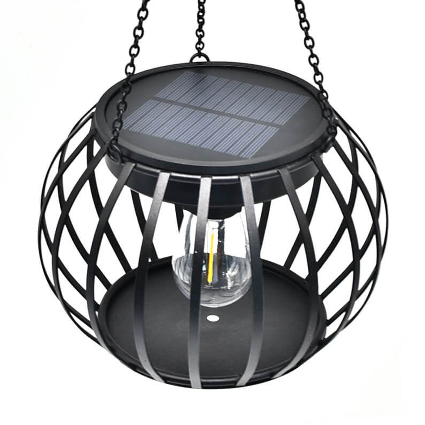 Moderne Außenwandleuchte im Kürbisdesign – Solar LED Außenbeleuchtung für Garten und Terrasse-5