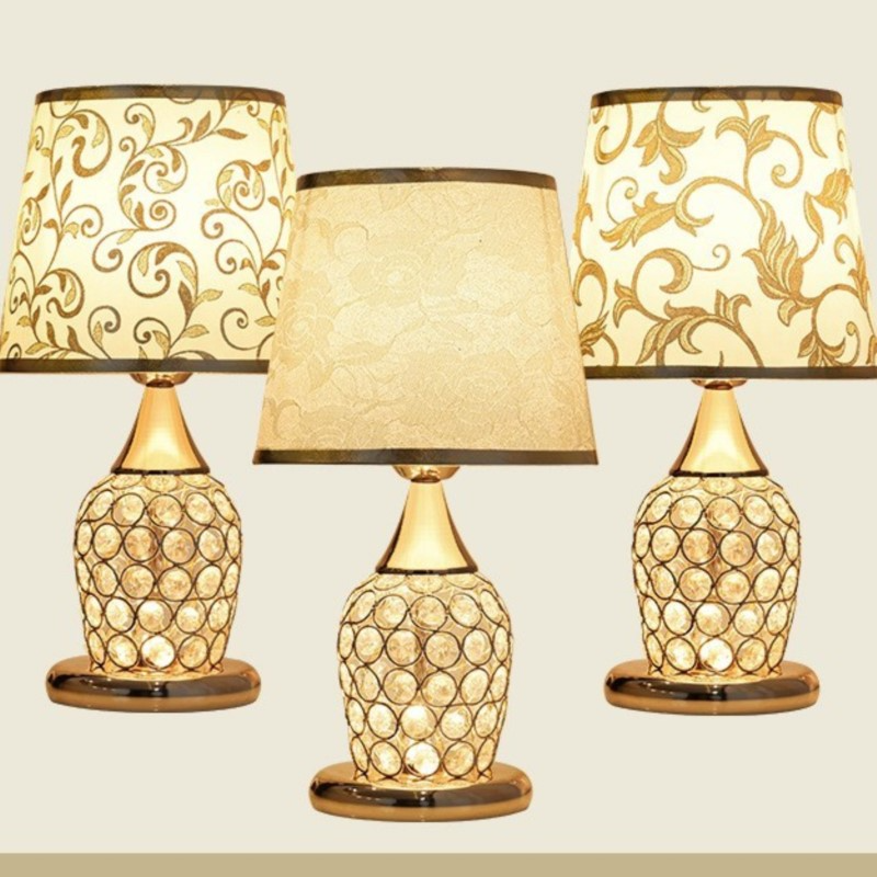 Retro Nachttischlampe im Vintage-Stil mit Eleganter Urnenform für Gemütliches Licht-2