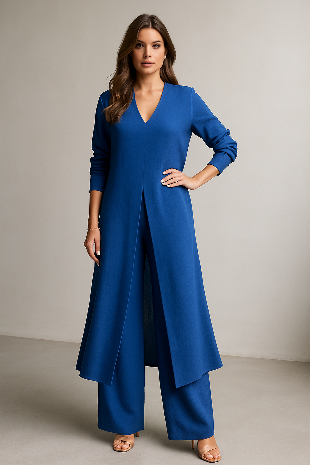 3-teiliges stilvolles damen-co-ord-satz