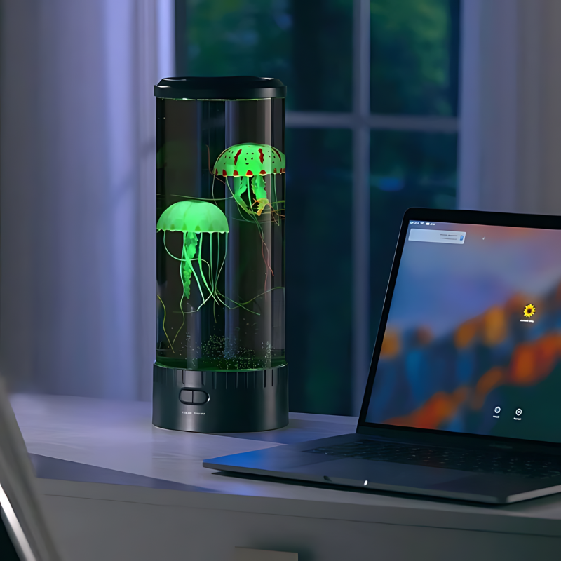 JellyLamp | Magische LED-Lava-Tischlampe für eine entspannende Atmosphäre-4
