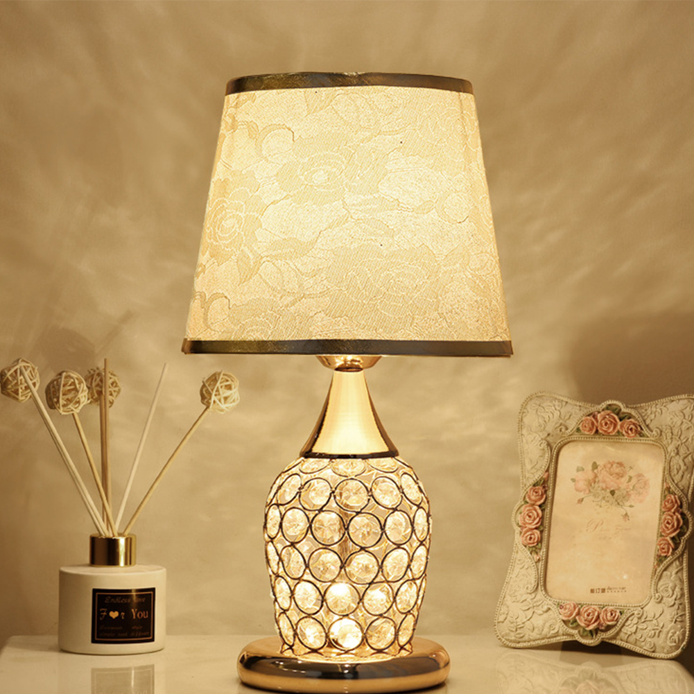 Retro Nachttischlampe im Vintage-Stil mit Eleganter Urnenform für Gemütliches Licht-4