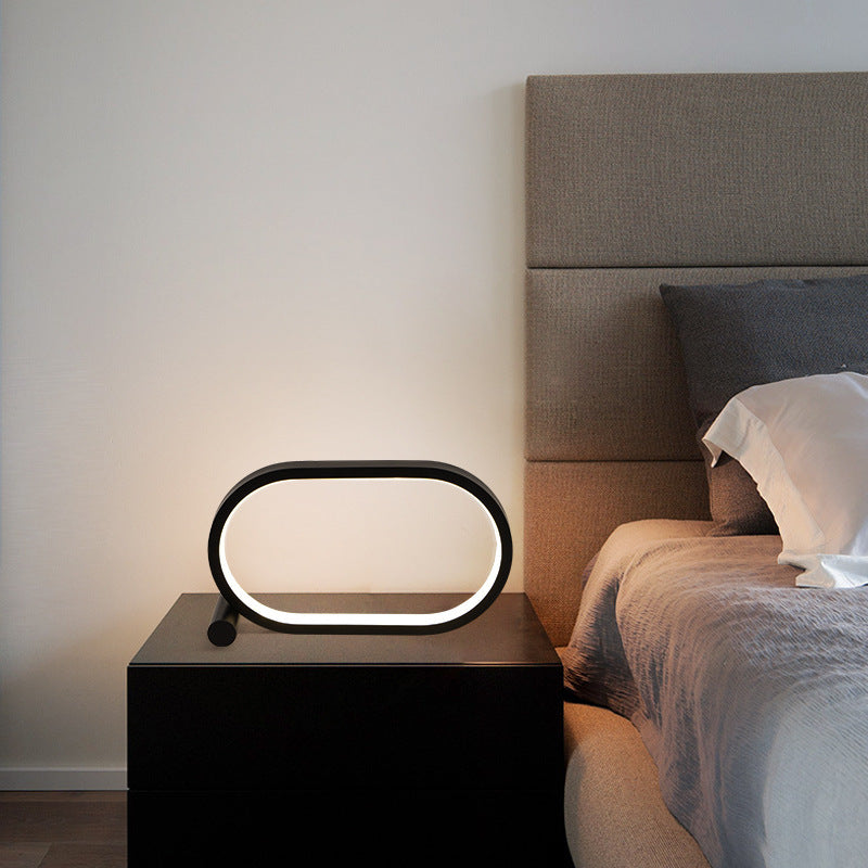 Moderne LED Nachttischlampe Touch mit Dimmfunktion für stilvolle Beleuchtung-2