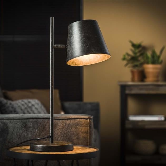 ModernEdge Anthrazit Tischlampe | Zeitloses und Modernes Design | Perfekt für Wohn- & Schlafzimmer | Stilvolle Beleuchtung-1