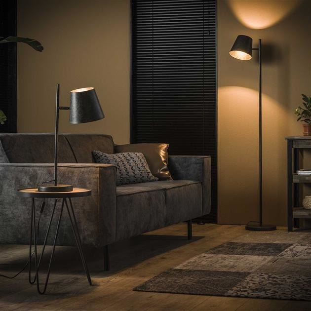 ModernEdge Anthrazit Tischlampe | Zeitloses und Modernes Design | Perfekt für Wohn- & Schlafzimmer | Stilvolle Beleuchtung-2