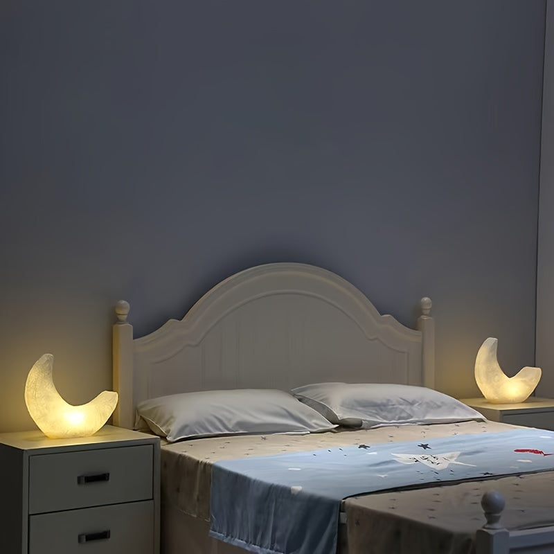 Elegante Art Deco Nachttischlampe – MoonGlow für stimmungsvolles Licht-2