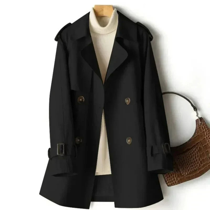 Trenchcoat für Damen mit Gürtel in der Taille