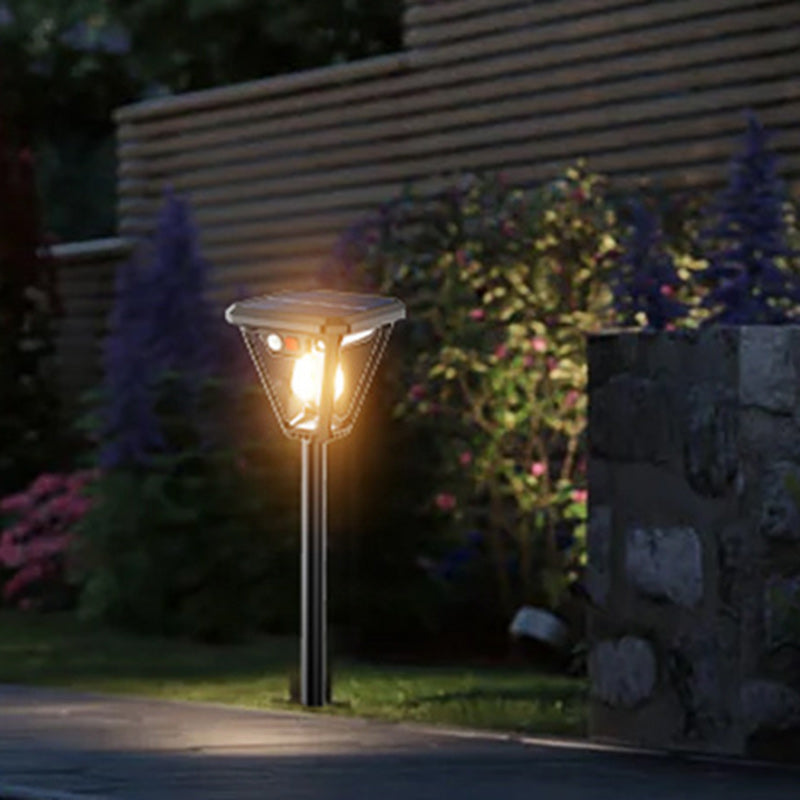 Moderne Außenbeleuchtung Solar-Rasenstecklichter mit Bewegungsmelder für Garten und Terrasse-1