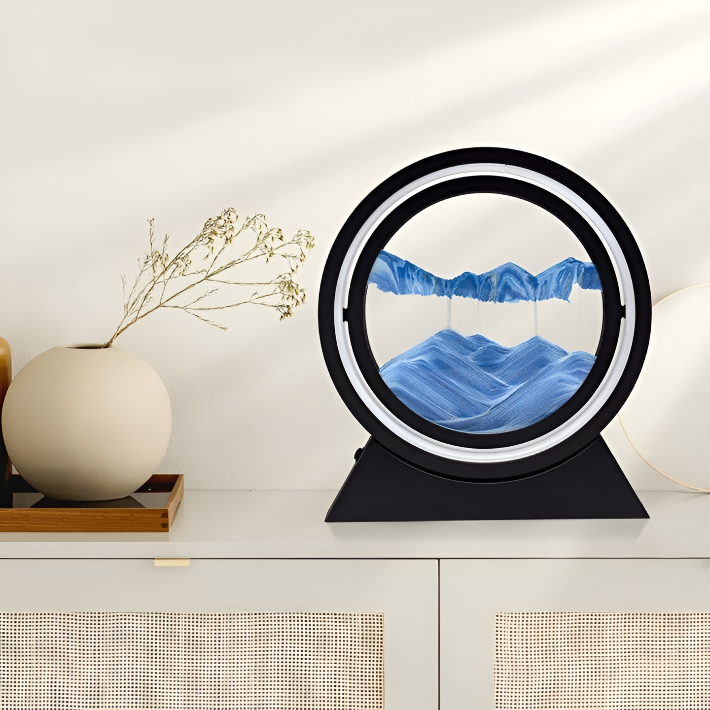 Sands of Time - Sand Art LED Tischlampe - Rotierende Sand Art Lampe-2