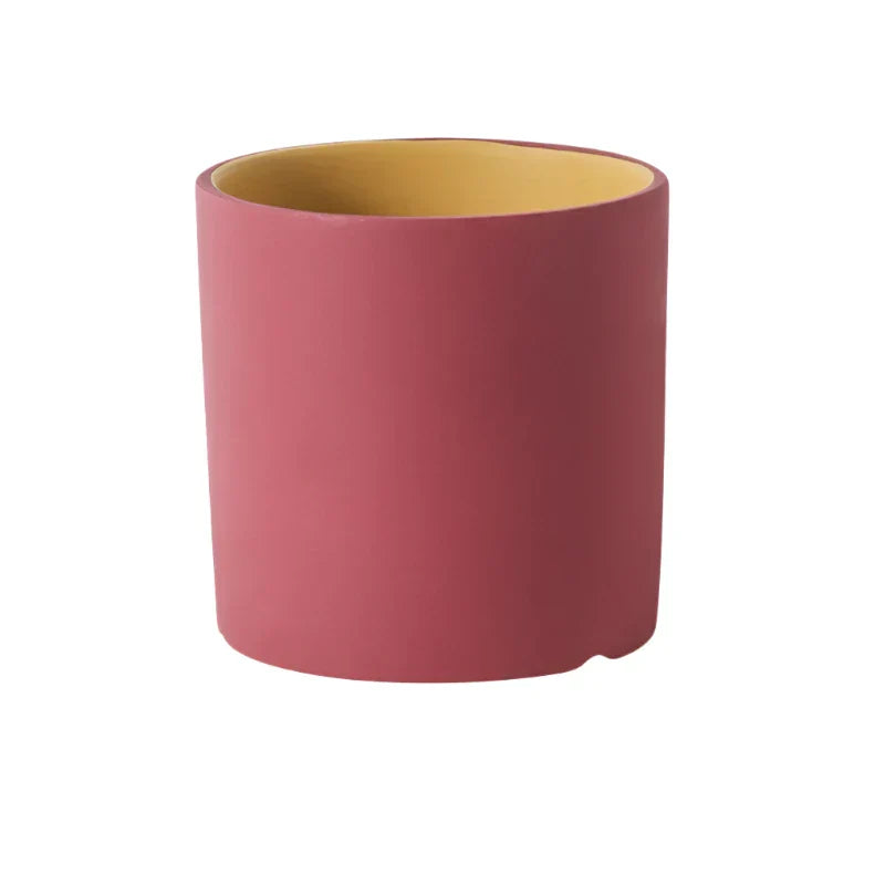 Variant image for Eleganter Keramik-Blumentopf Groß mit Handglasiertem Innenraum für Stilvolle Akzente-6