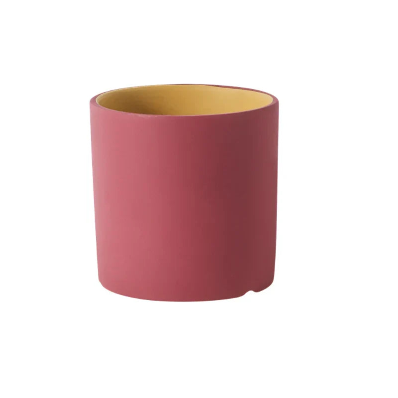 Variant image for Eleganter Keramik-Blumentopf Groß mit Handglasiertem Innenraum für Stilvolle Akzente-5