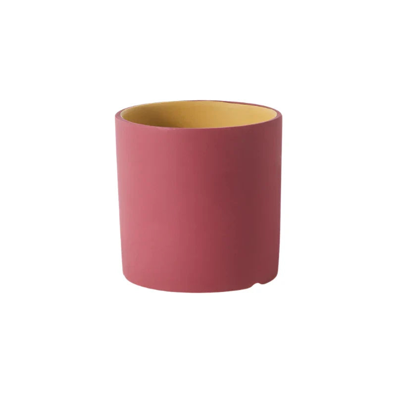 Variant image for Eleganter Keramik-Blumentopf Groß mit Handglasiertem Innenraum für Stilvolle Akzente-4