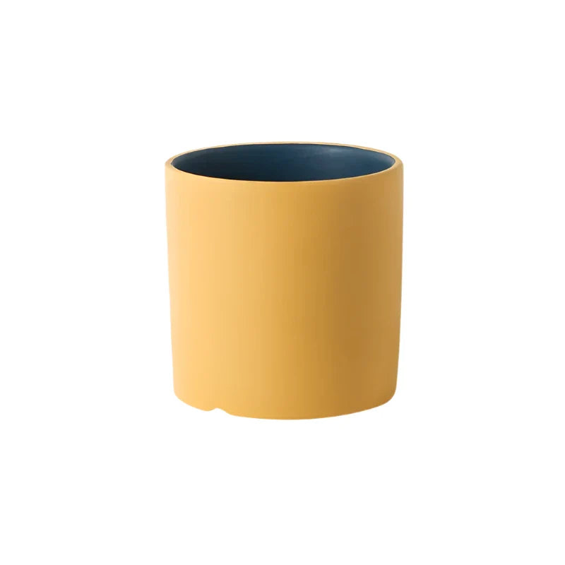 Variant image for Eleganter Keramik-Blumentopf Groß mit Handglasiertem Innenraum für Stilvolle Akzente-10
