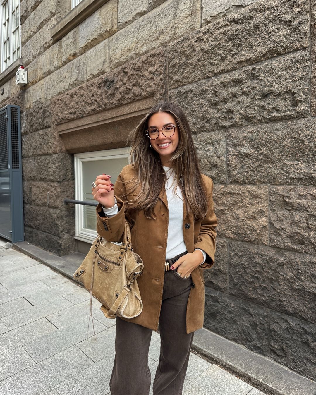 Damen Winterjacke mit Reverskragen und langen Ärmeln