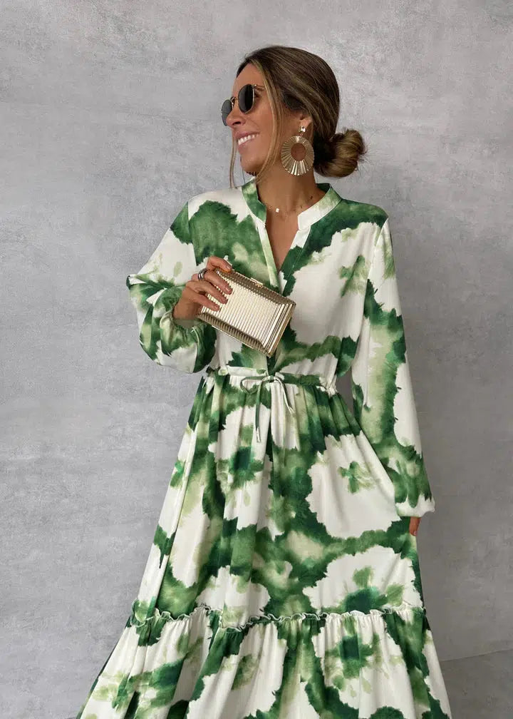 Damen-Maxikleid mit fließender Form für festliche Anlässe