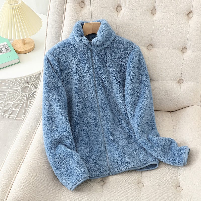 Damen Strickjacke mit raffiniertem Reißverschluss