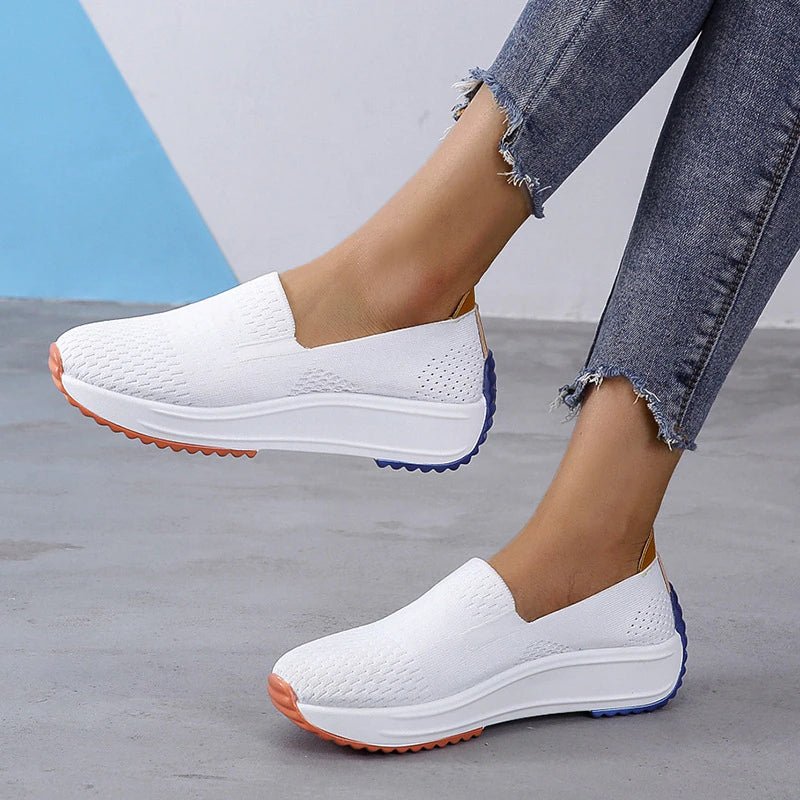 Damenschuhe mit orthopädischer Sohle als Schlupfschuh
