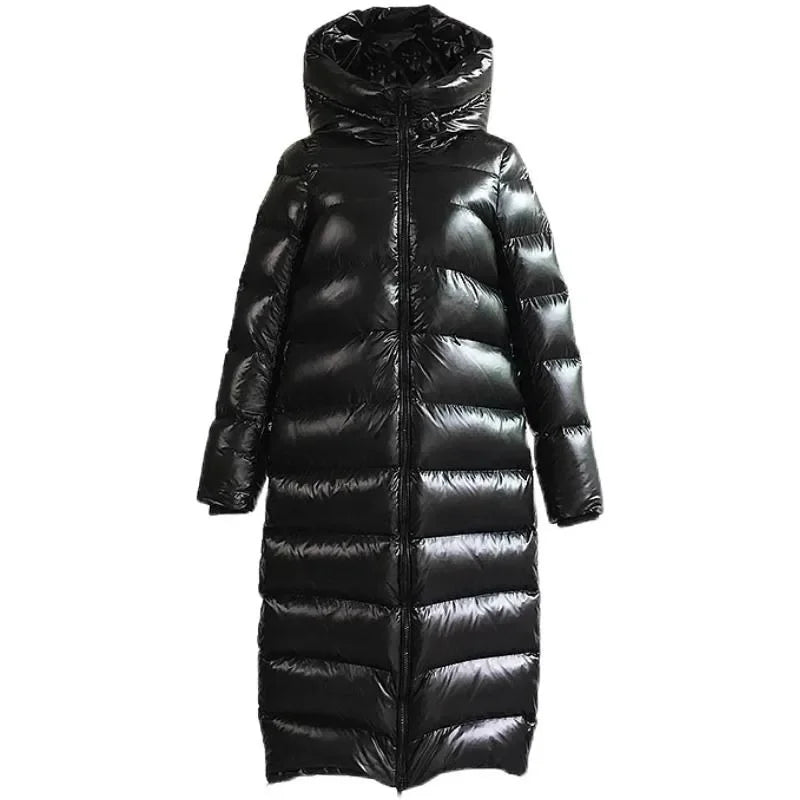 Damen Winterjacke mit langem Schnitt
