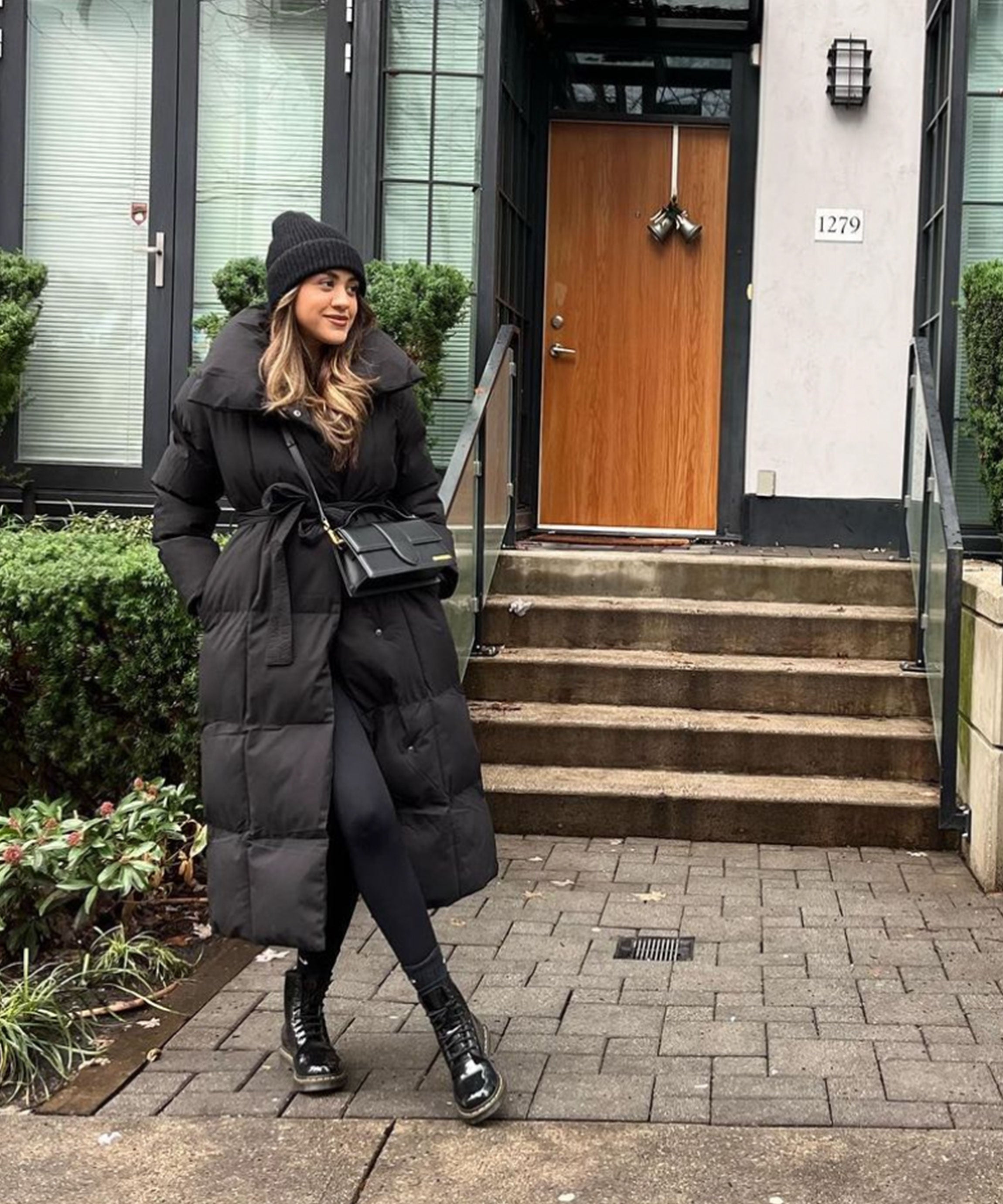 Damen Parka mit Gürtel in Oversize