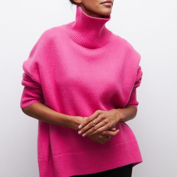 Damen Rollkragenpullover für die kühlere Jahreszeit